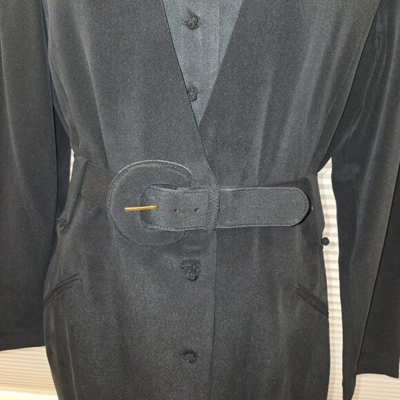 Dana Buchman Black Silk Dress NWT - Picture 2 of 15